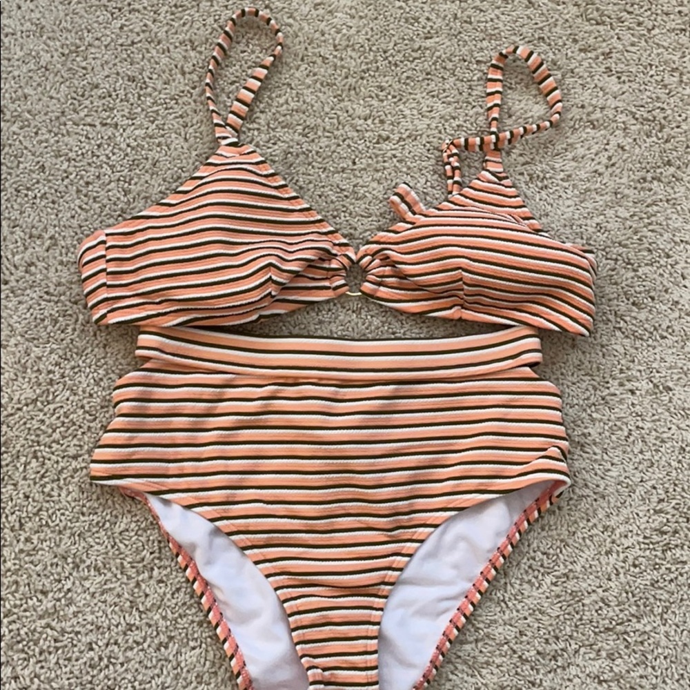 Cremieux High Wasted Swim Suit
